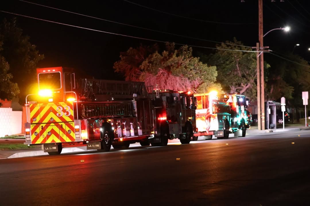 Possible structure fire....5th Street East and Lancaster Boulevard....FD enroute code 3 UPDATE:...