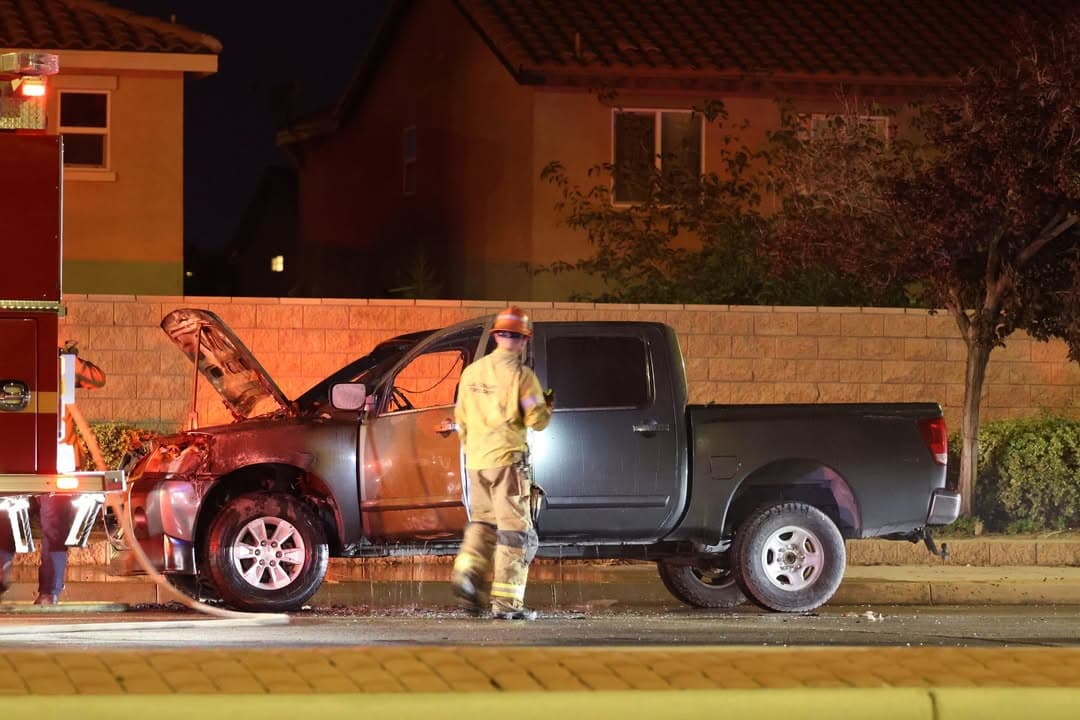 904A....Avenue I and 20th Street East....vehicle on fire....sheriff and FD enroute code...