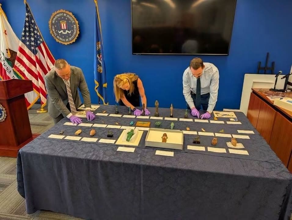 The FBI’s Art Crime Team Returns 48 Cultural Artifacts to Egyptian Officials...