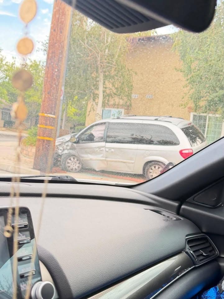 Vehicle into pole on 10th Street West and Beechdale around 5:15 this...