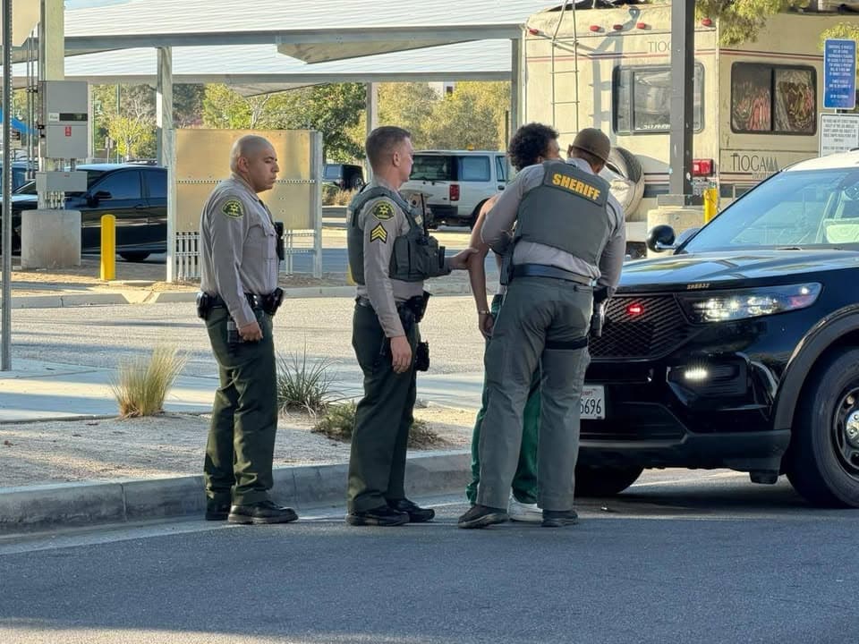 **MAN REPORTEDLY SWINGING LARGE KNIFE AT PEOPLE OUTSIDE LANCASTER LIBRARY**